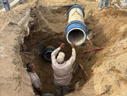 OOMSAPAS LOS CABOS CONCLUYE REPARACIÓN EN ACUEDUCTO NÚMERO 1 SOBRE CARRETERA TRANSPENINSULAR