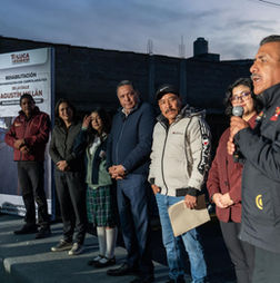 Cumple Ricardo Moreno compromiso en San Pedro Totoltepec y pone fin a más de tres décadas de abandono vial