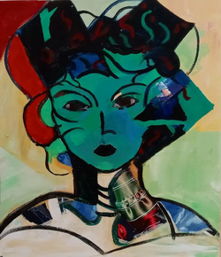 Mujer en verde