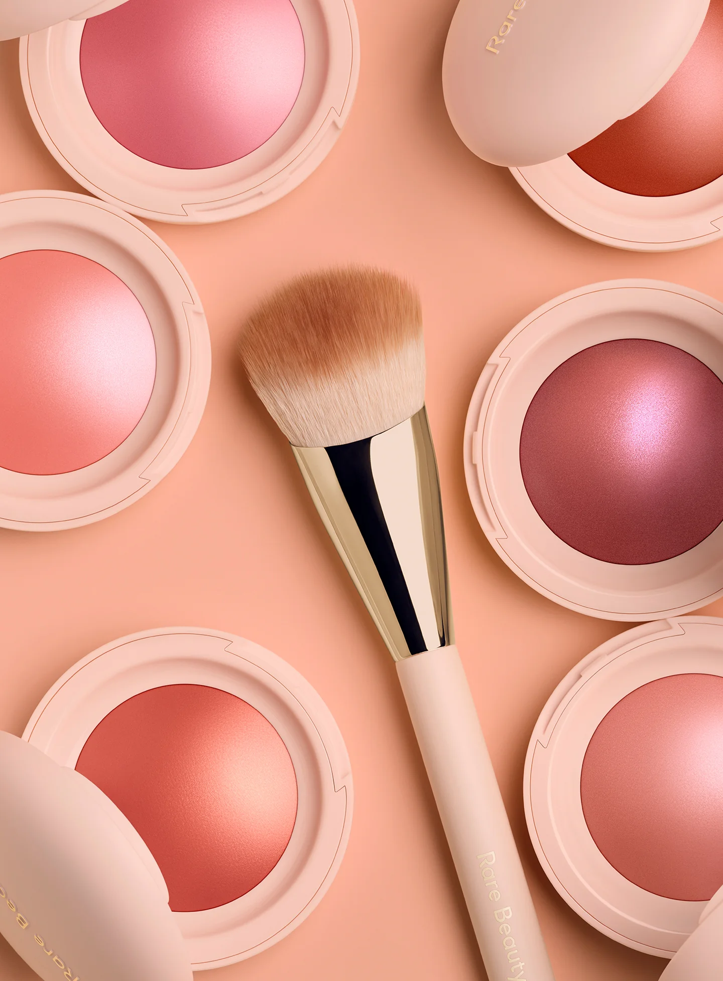 rare beauty blushes and brush