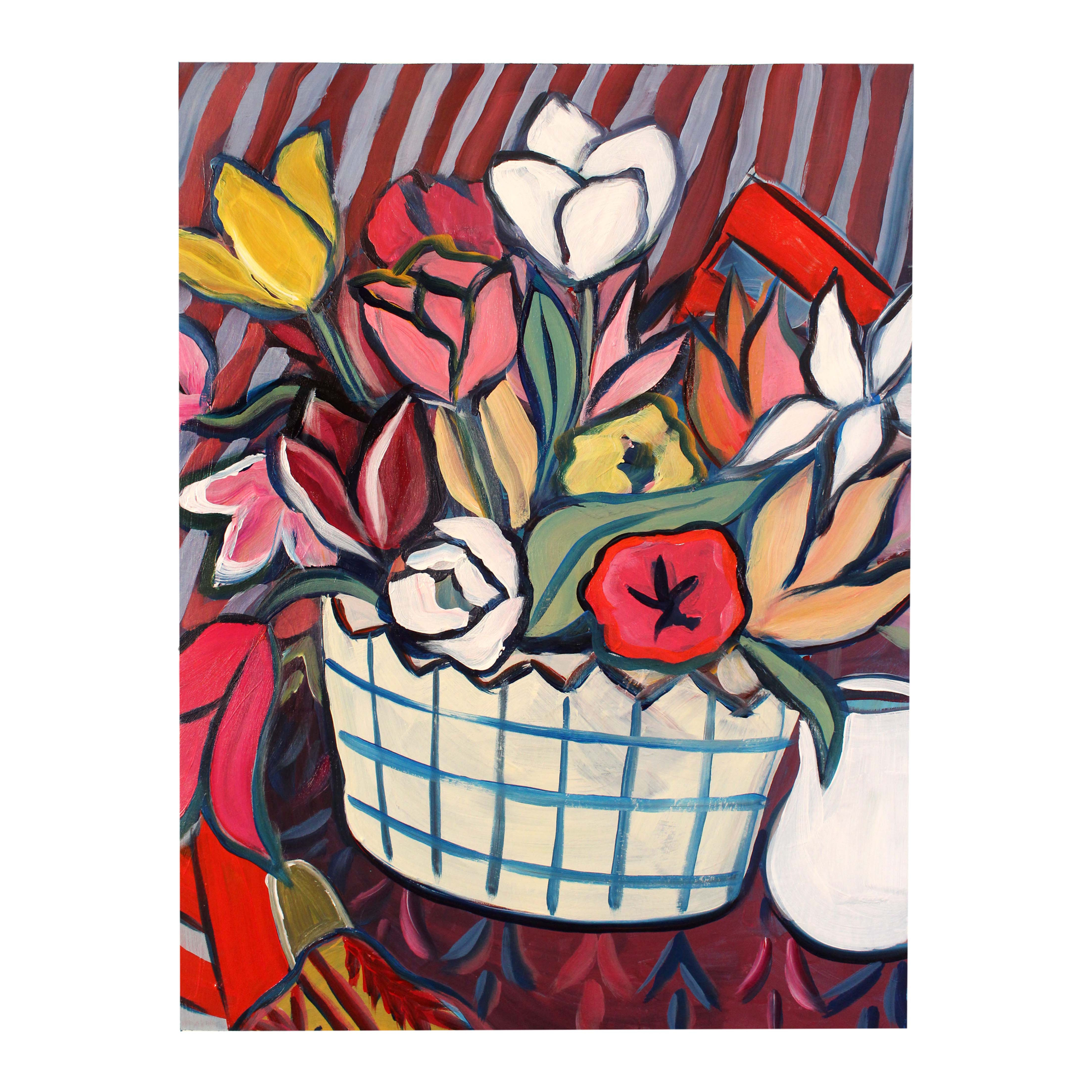 Tulips in a Basket