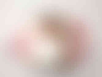 Twin girl sleeps on a bed with flowers around her. Newborn photo studio delaware