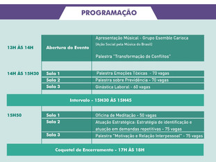 DIA DA SERVIDORA E DO SERVIDOR - 08/11/2019