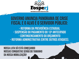IMPORTANTE - FOSPERJ E CENÁRIO ATUAL