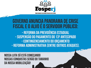 IMPORTANTE - FOSPERJ E CENÁRIO ATUAL