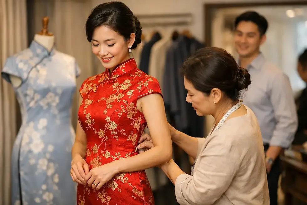 Cheongsam Tailor Petaling Jaya for Perfect Fit