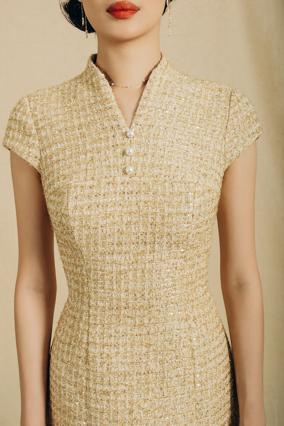 Thumbnail: CAP-SLEEVE MINI DRESS