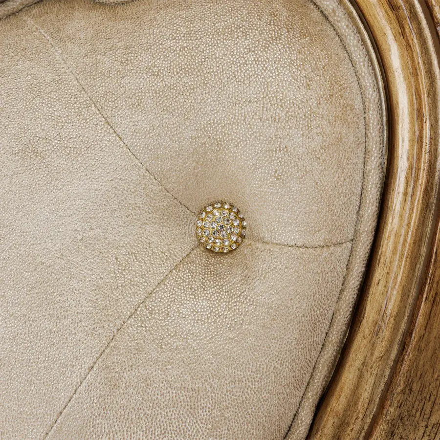 Thumbnail: Michael Amini Platine de Royale Antique Platinum/Champagne Panel King Bed