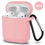 Thumbnail: Apple AirPods 2&1 Silicone Case Protector Shockproof Full Cover + Keychain
