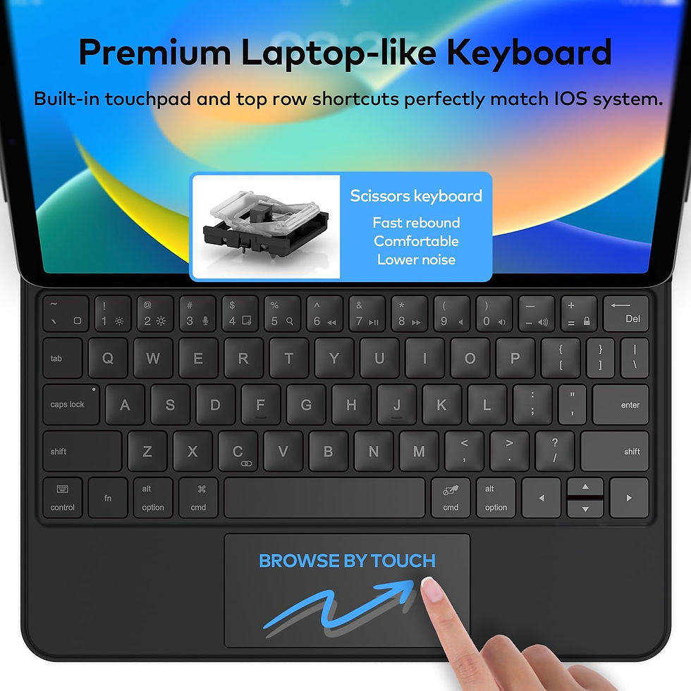 Magic Keyboard Case for iPad 10th & 11th Gen (A16, 2025) –  with Trackpad