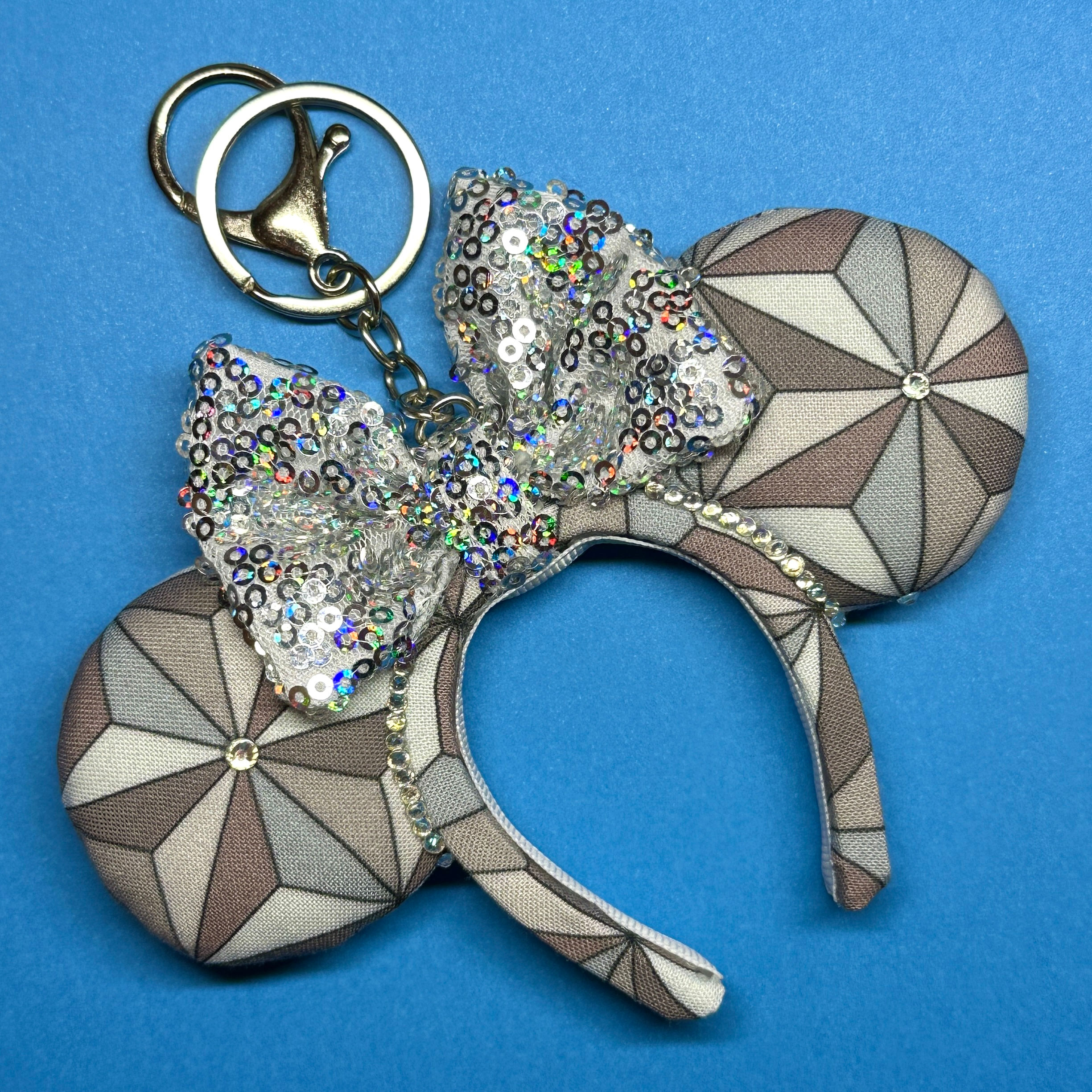 Spaceship Tiny Mouse Ears Bag Charm