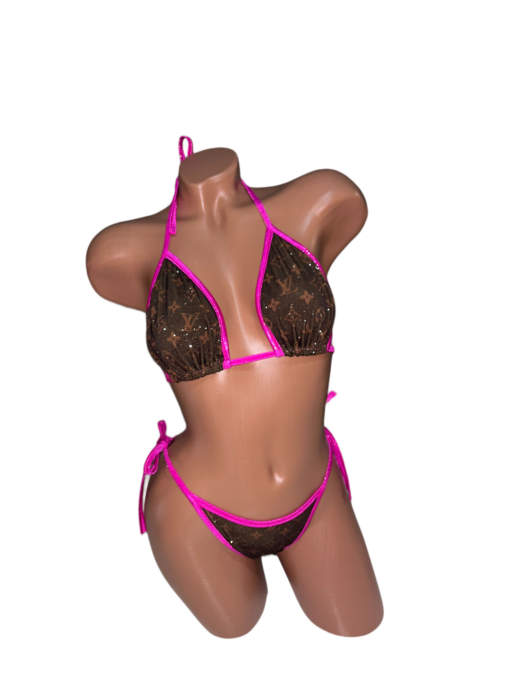 Glitter LV Bikini