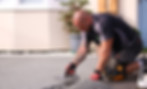 RonaDeck resin bound surfacing resin being installed by our installers onsite.