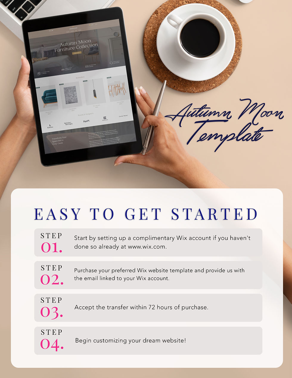 Thumbnail: social media integration website template
