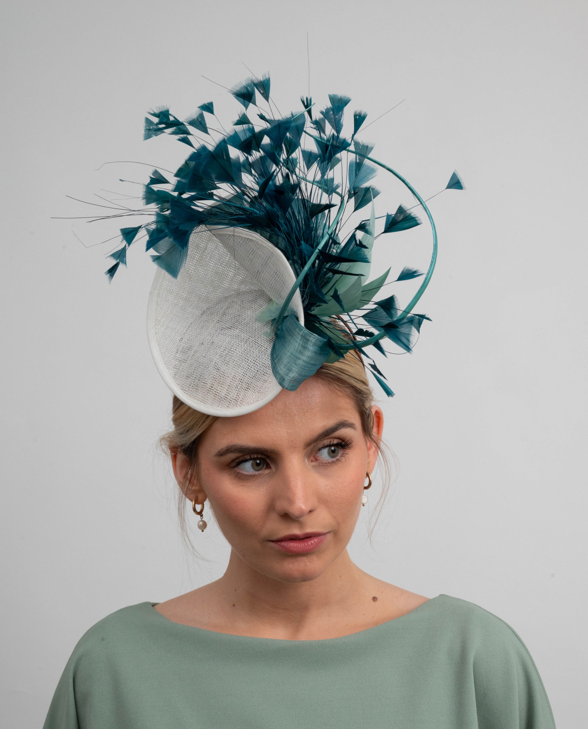 Petra in Ivory/ Teal