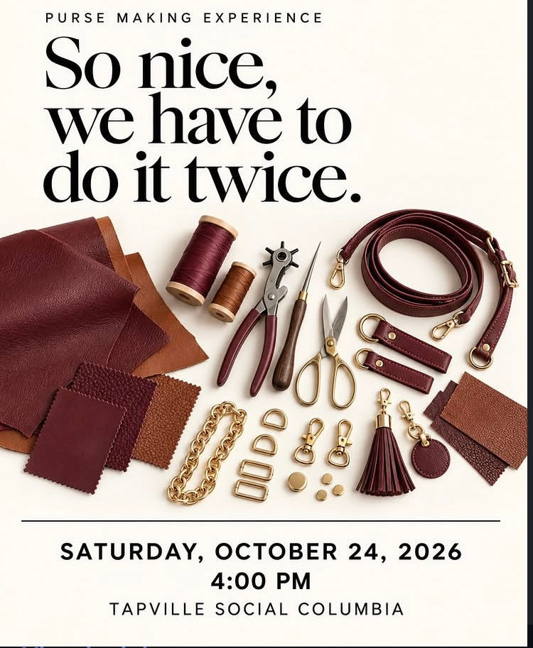 Columbia, MD- Purse Making