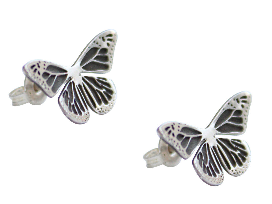 Aretes Monarca  Plata/Dorado/Rosa