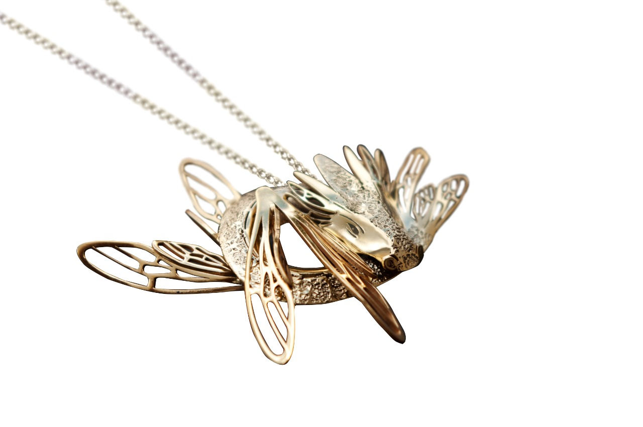 Dije Dragona "Ramsa"  Dorado/Rosa/Plata/