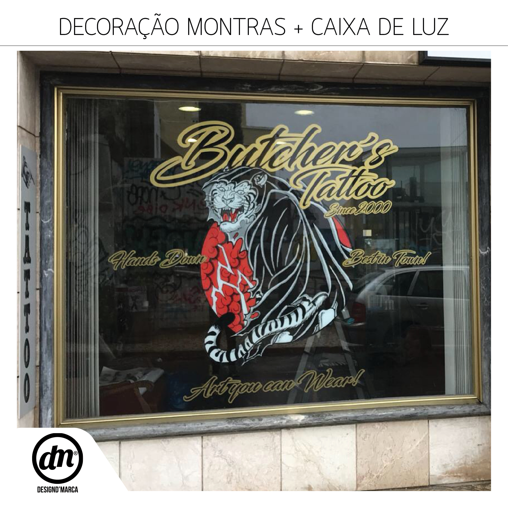 Decoração Montra e Caixa de Luz