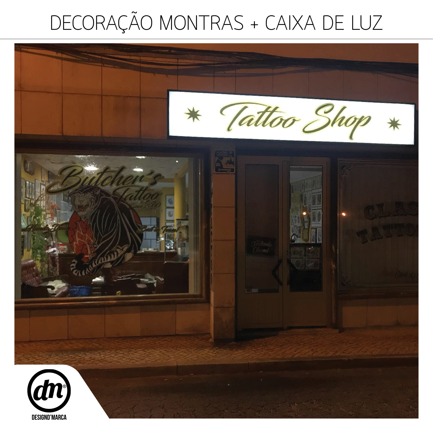 Decoração Montra e Caixa de Luz