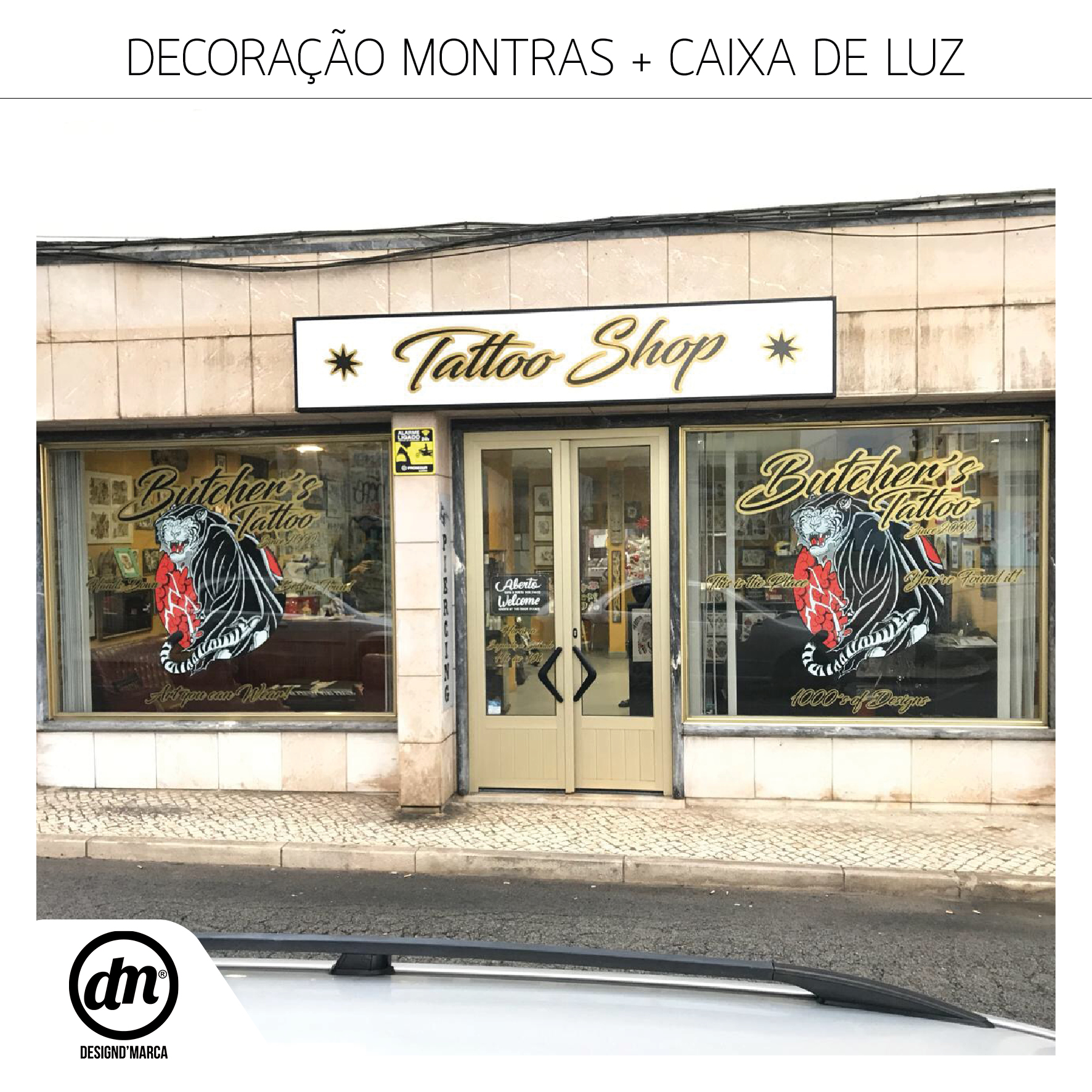Decoração Montra e Caixa de Luz