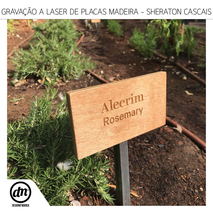 GRAVAÇÃO A LASER - SHERATON CASCAIS