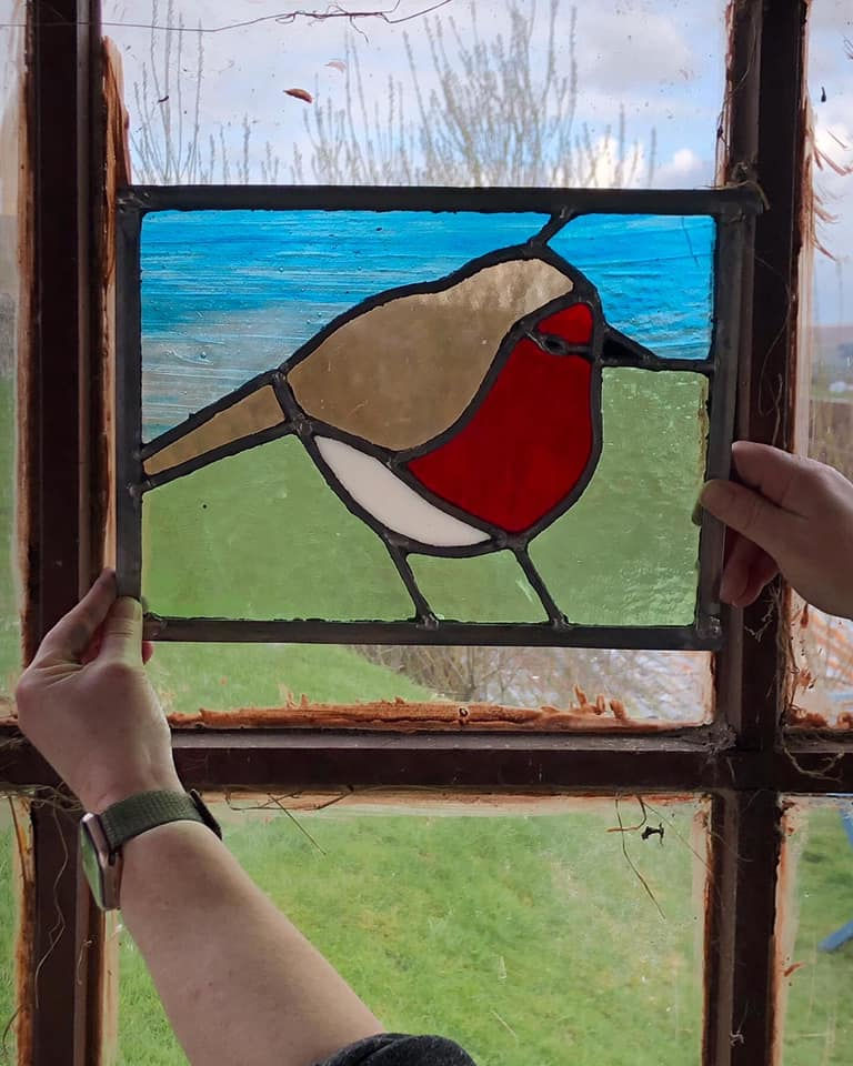 Making an A4 Stained Glass Panel Workshop