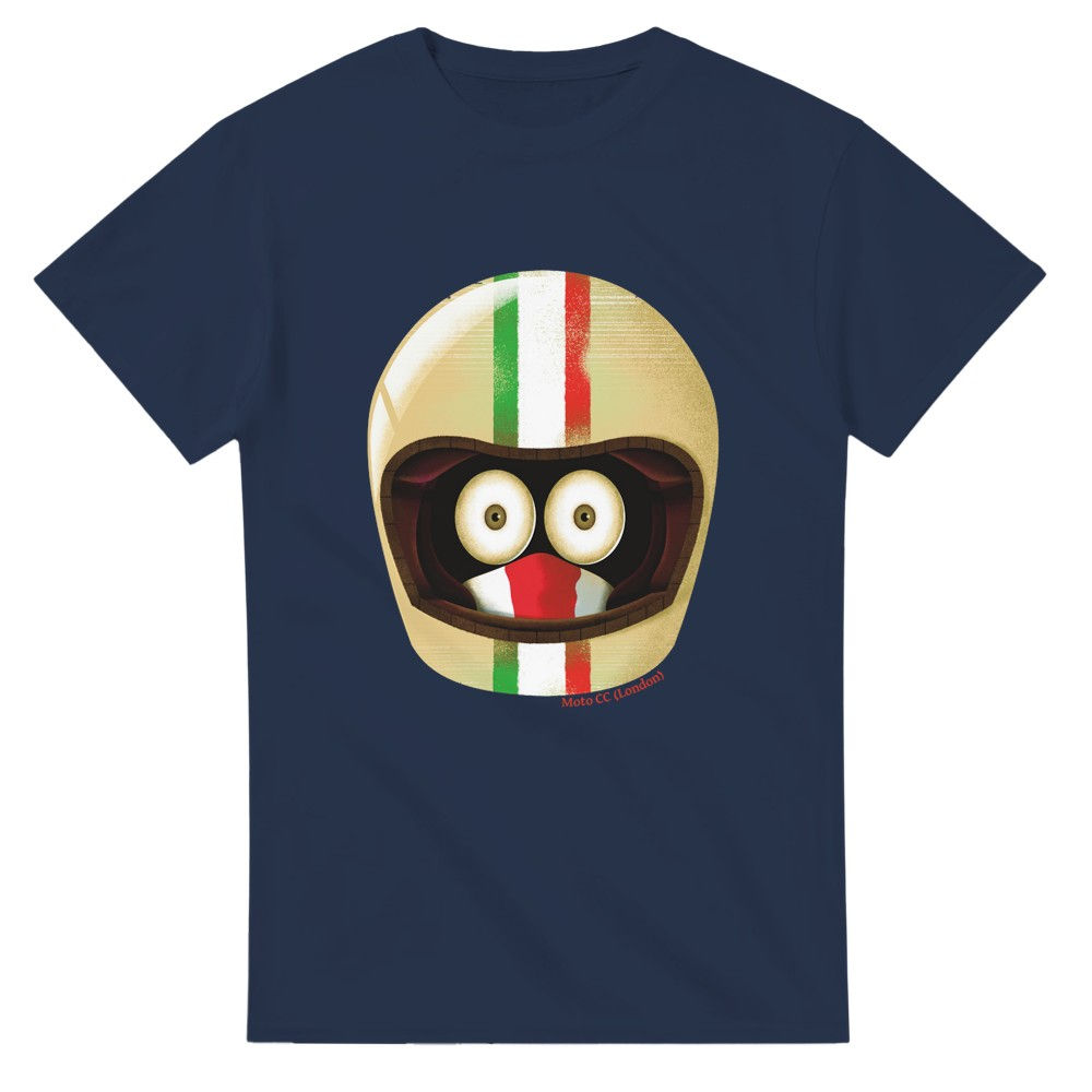 Humorous Biker Shirt - - Red/White/Green colour scheme - worldwide delivery