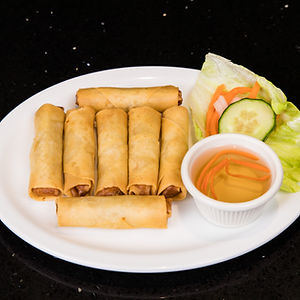 6. Fried Pork Spring Rolls (4PCS)
