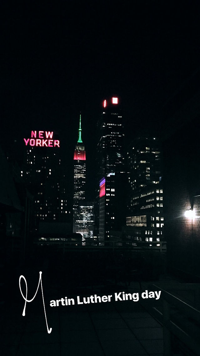 Rooftop at night (MLK day)