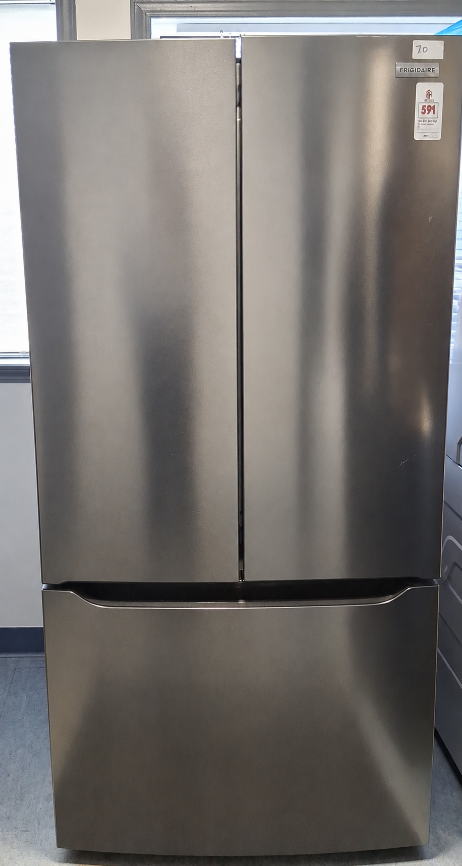 Lot 591: Frigidaire French-Door Refrigerator