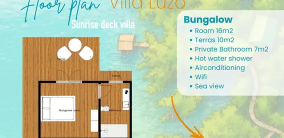 Floorplan Bungalow Raja Ampat