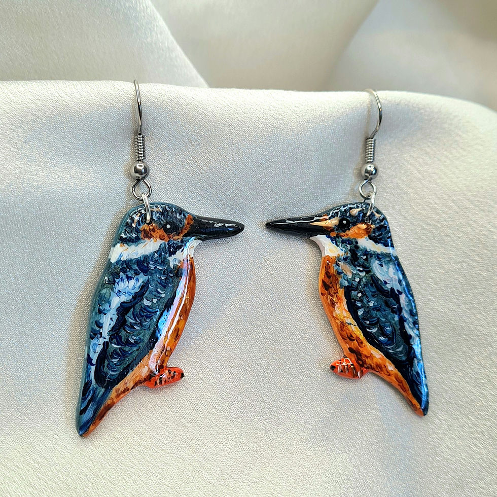 Thumbnail: Common Kingfisher Earrings