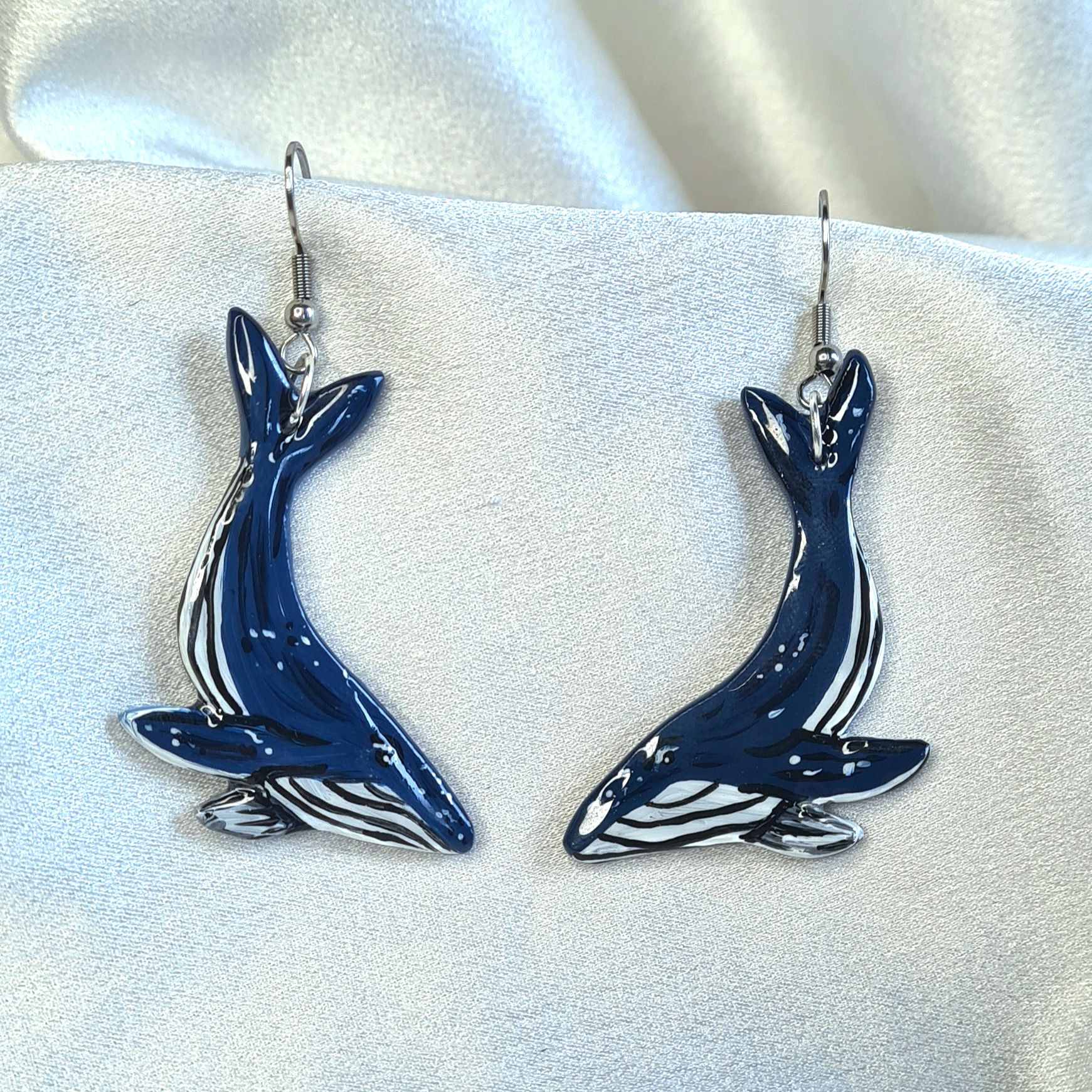 Humpback Whale Earrings