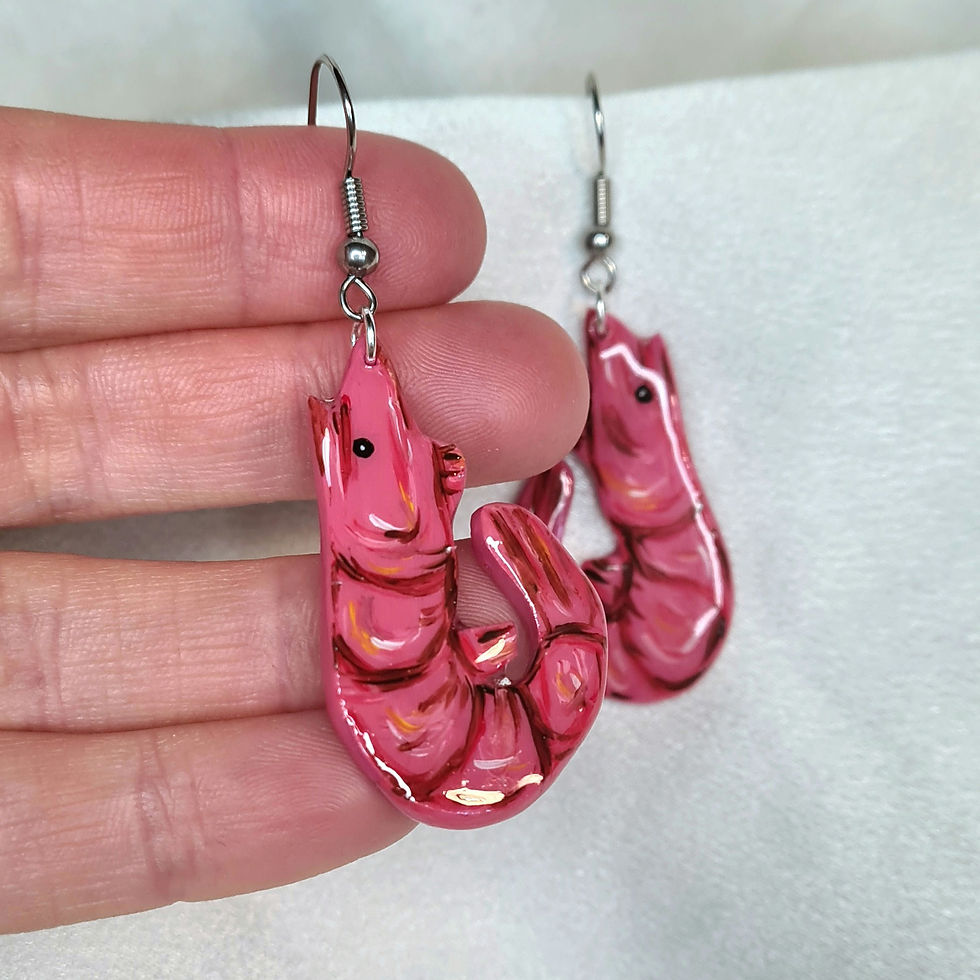 Thumbnail: Prawn Earrings