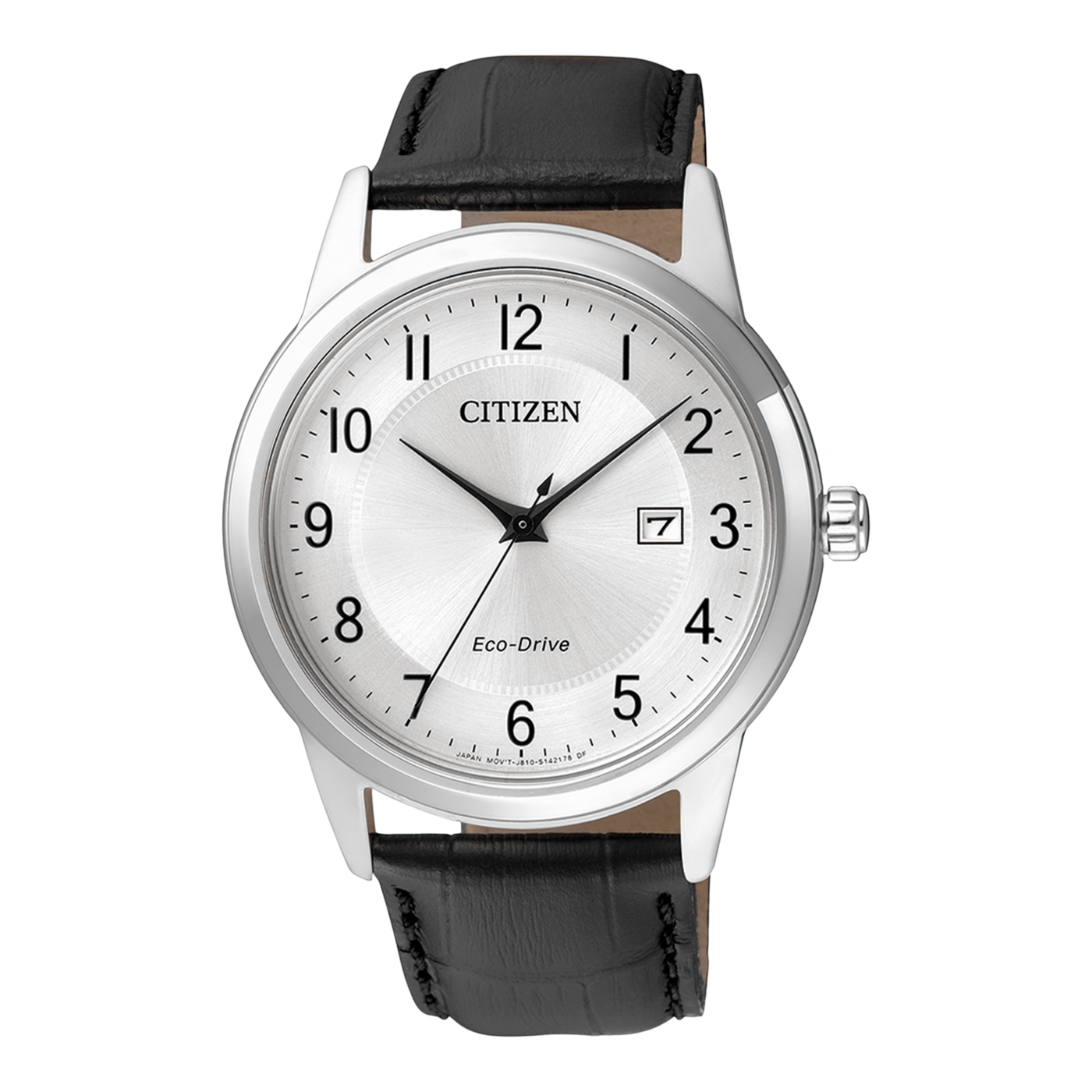 Citizen Herren-Uhr Sporty Eco-Drive Leder-Armband AW1231-07A