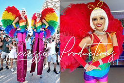 Rainbow carnival Stilt Walker Roving Entertainment Perth Melbourne pride.jpg