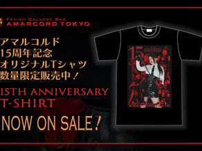 【 AMARCORD 15th 記念Tシャツ —販売について】