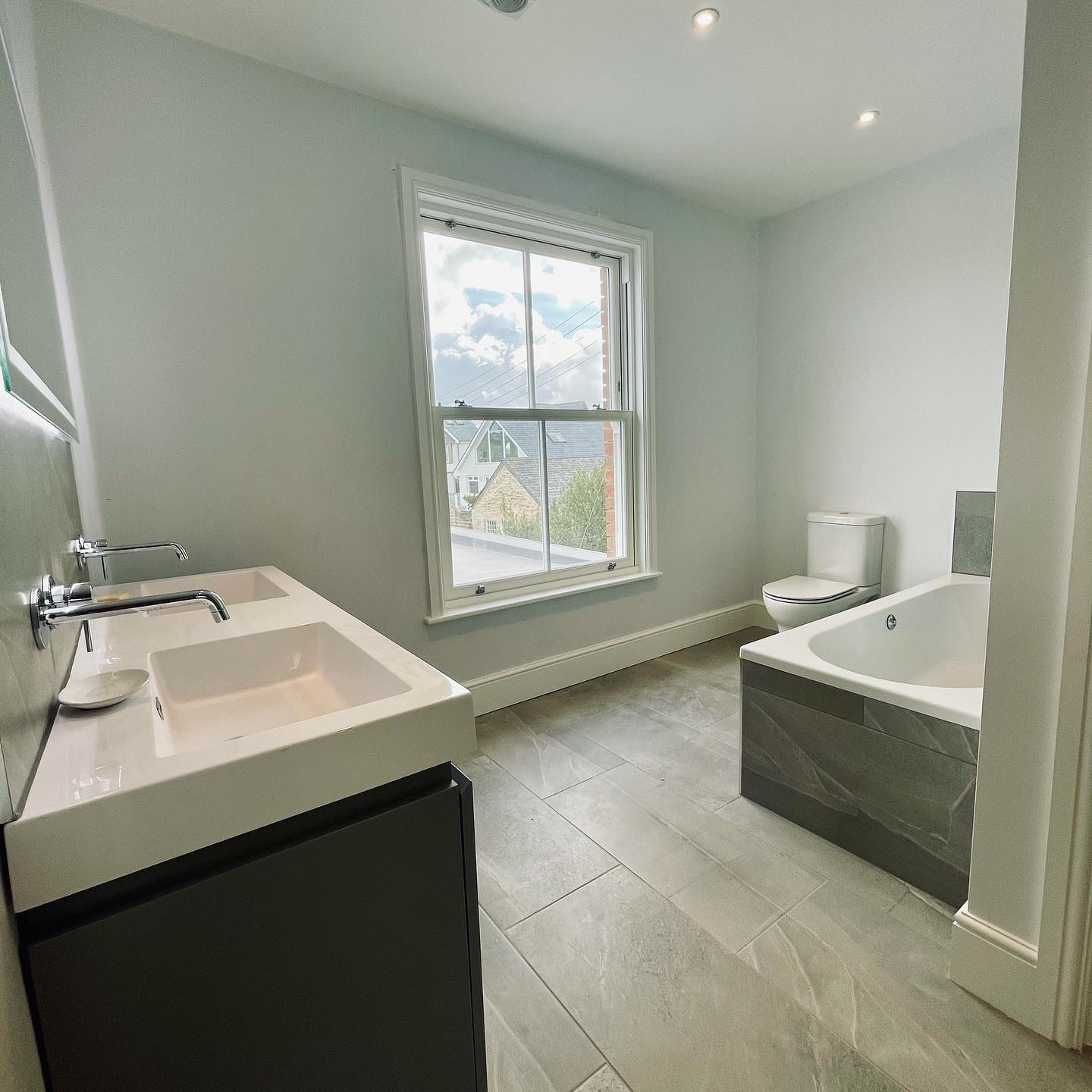 Bathroom tile and sanitaryware