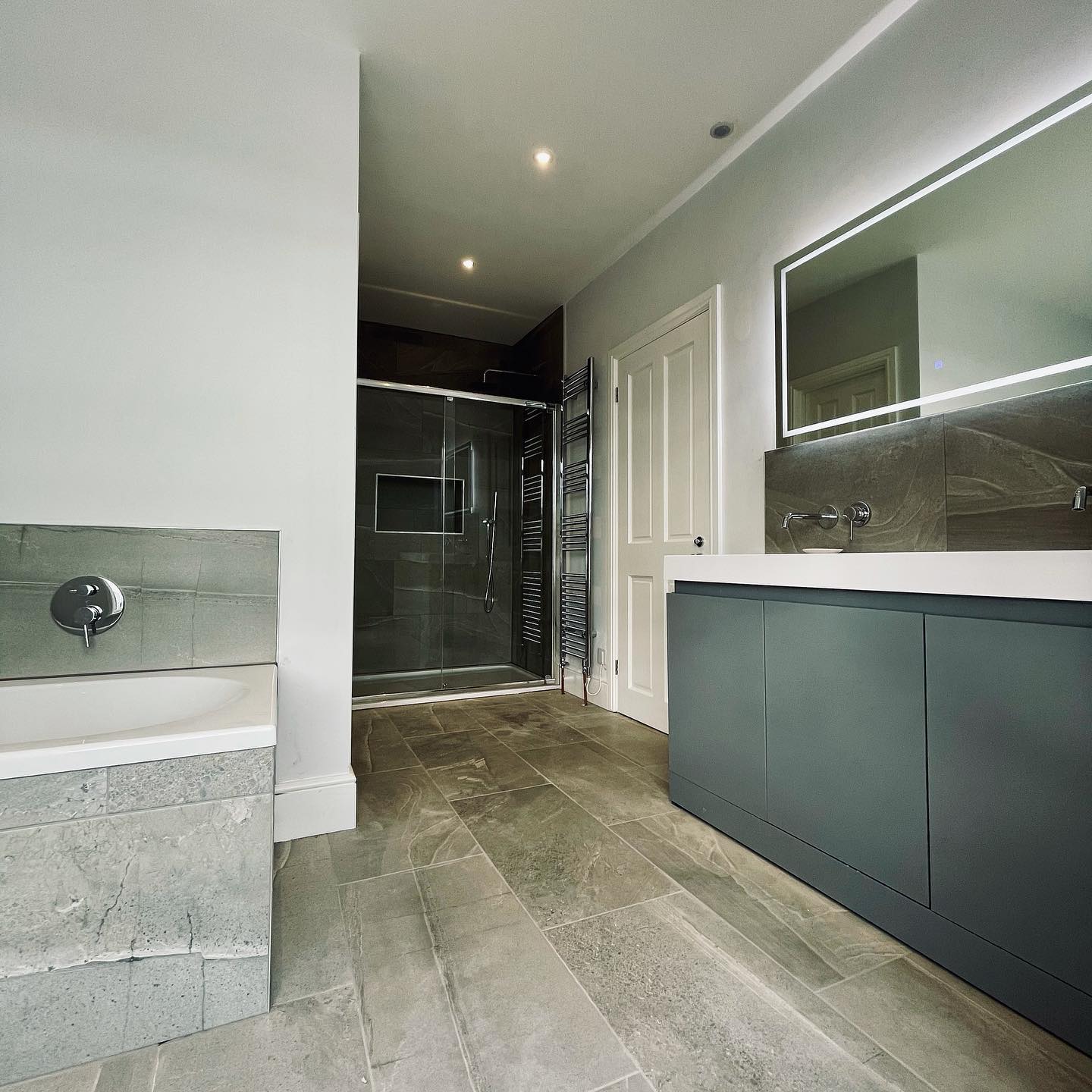 Completed bathroom detail
