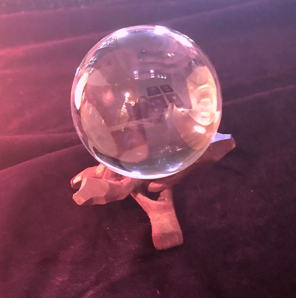 Thumbnail: 80 mm Clear Crystal Ball