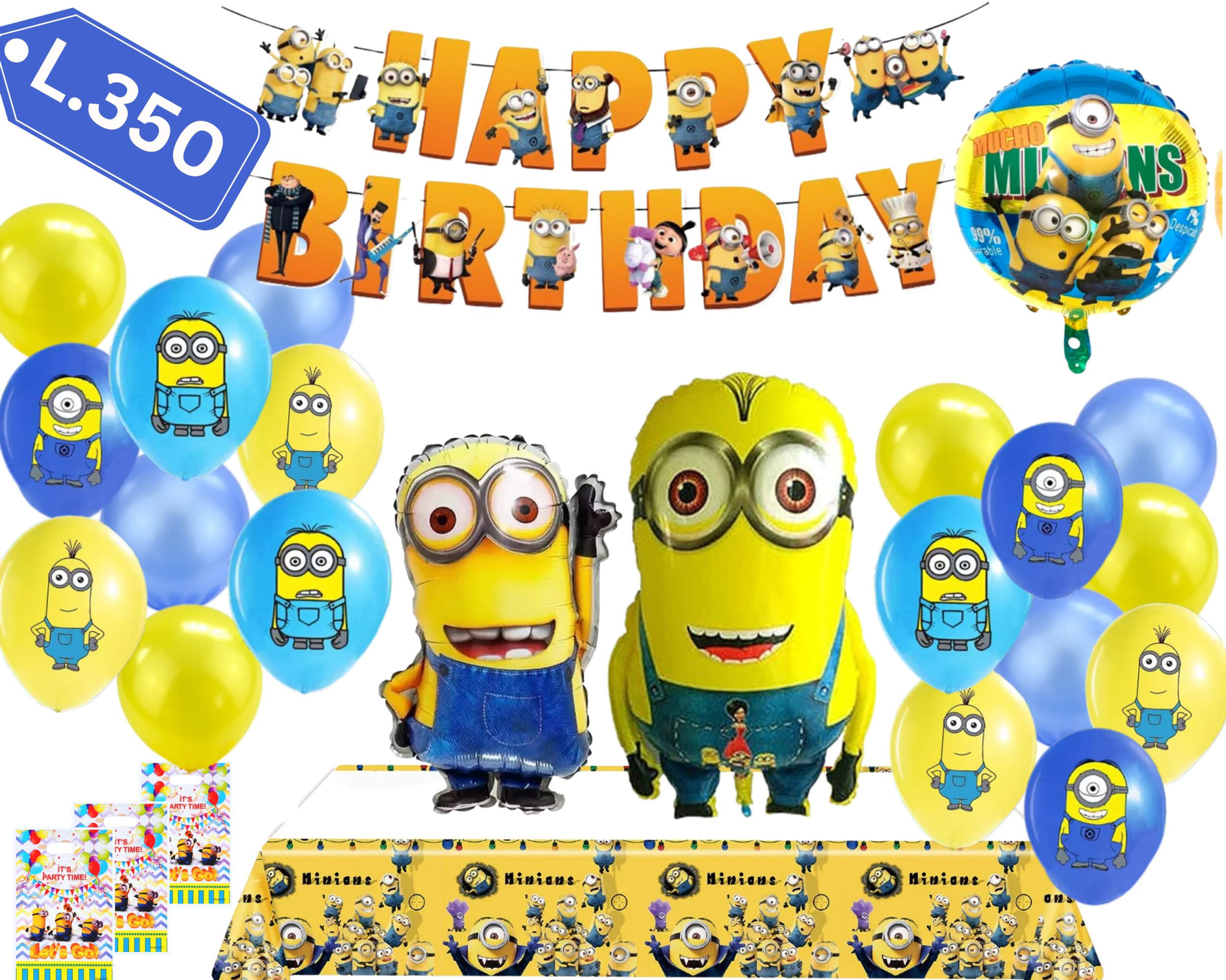 Set de globos de Minnions