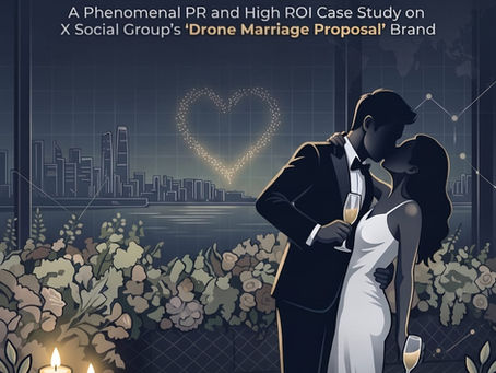 The Low-Altitude Economy Trio of Data, Romance, and Charity: A Business Analysis Report on X Social Group's "ARTopia" Phenomenal PR and High ROI of the 'Drone Marriage Proposal' Brand