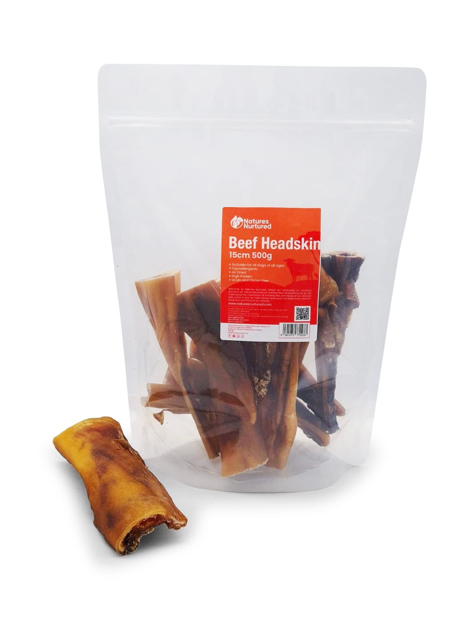 Beef Head Skin 15cm 500g