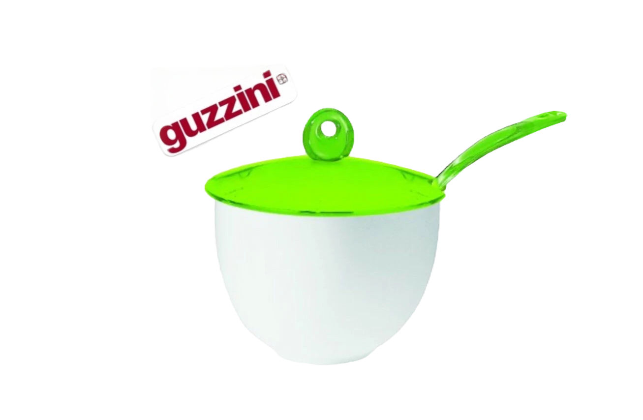 Guzzini Zuccheriera Con Cucchiaino Verde Acido