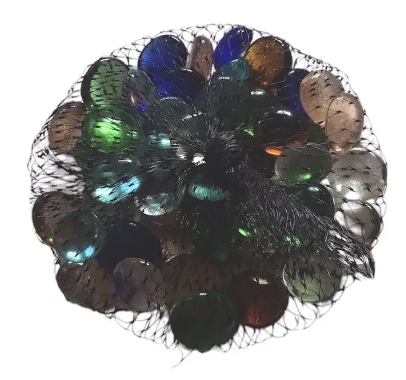 Miniatura: Gocce Di Vetro Colorato Decorative 200 g - Pietre Decorative Acquario Vasi DIY