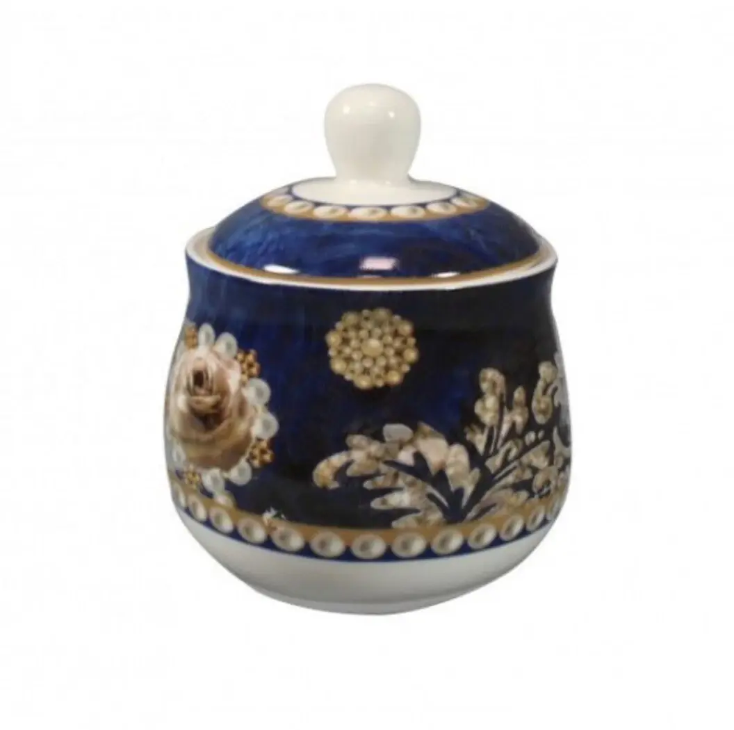 Brandani Zuccheriera Danubio Blu Porcellana Bone China