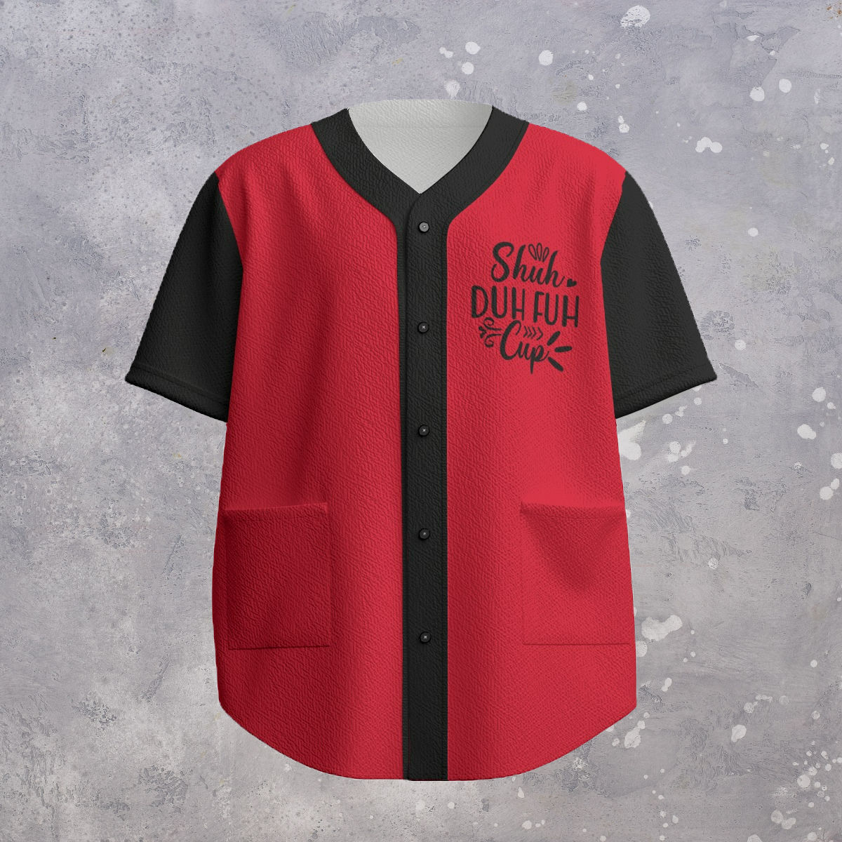 Shuh Duh Fuh Cup Men's Textured Baseball Jersey