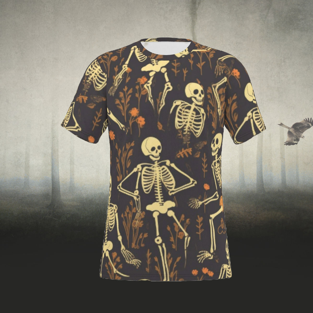 Dancing Skeleton Men's Basic T-Shirt