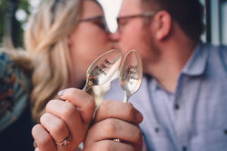 ice cream engagement session